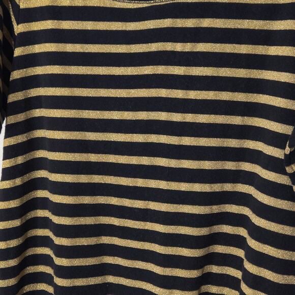 Quacker Factory Women’s Tee Plus Size 1X Nautical Classic Coastal Preppy Striped - Picture 4 of 8